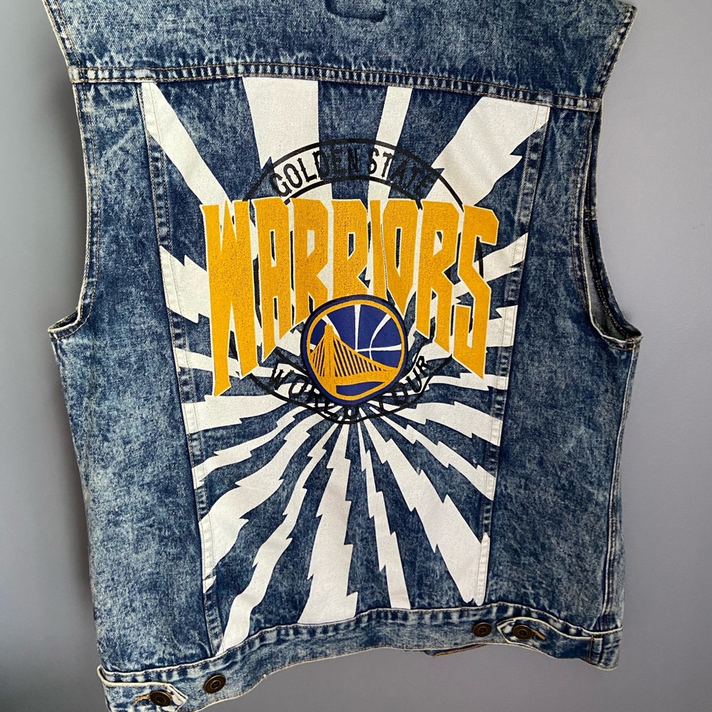 NBA Golden State Denim Vest